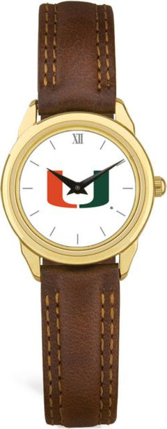 CSI Withomens Browithn Leather Withatch With Colored Medallion - ONLINE ONLY