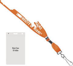 Miami Hurricanes Card Dispenser Lanyard