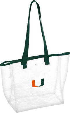 Miami Hurricanes Clear Stadium Tote