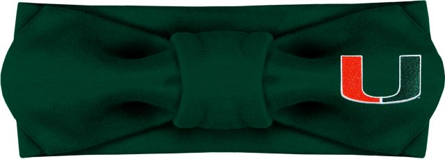 University of Miami Infant Hair Knot
