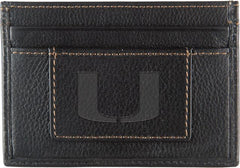 Miami Hurricanes Leather Card Holder