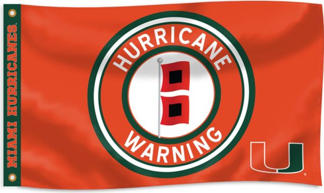 Miami Hurricanes 3' x 5' Ultrawave Flag