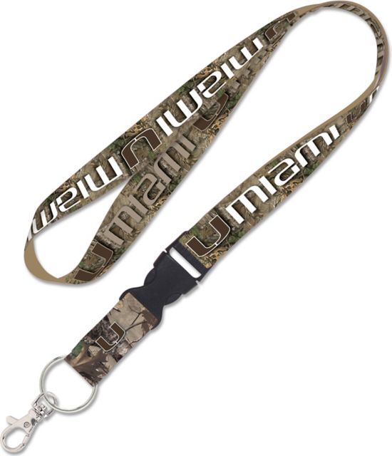 University of Miami 1'' Buckle Lanyard