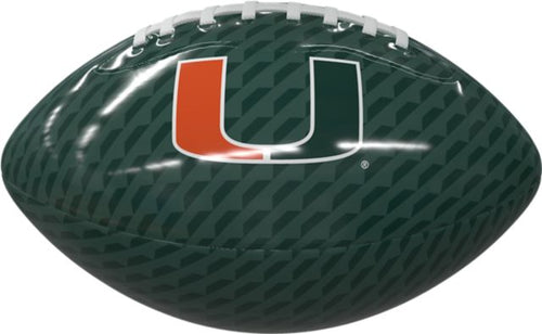 Miami Hurricanes Mini Glass Football