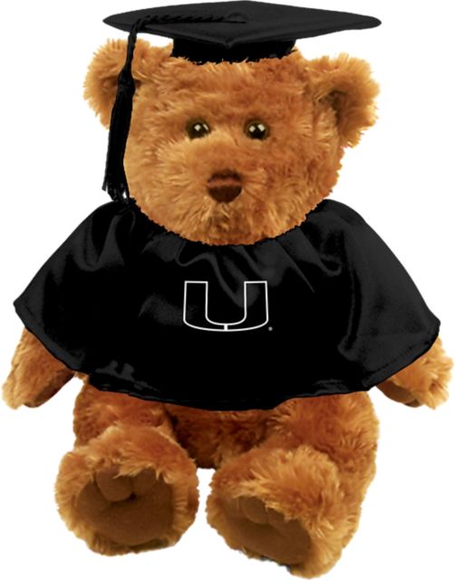 Miami Hurricanes Graduation Bear
