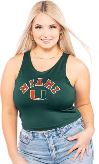 Miami Hurricanes Women's Cropped Tank Top