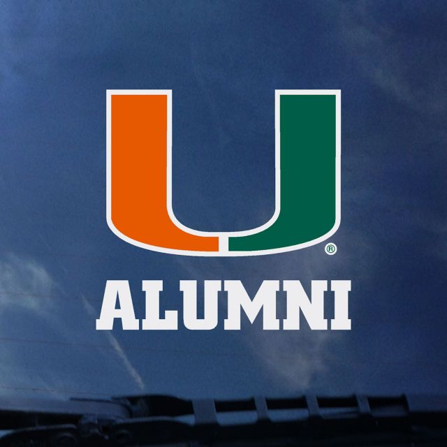 Miami Hurricanes Dad Decal