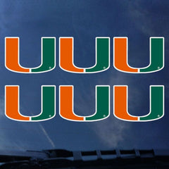Miami Hurricanes Mini Decal
