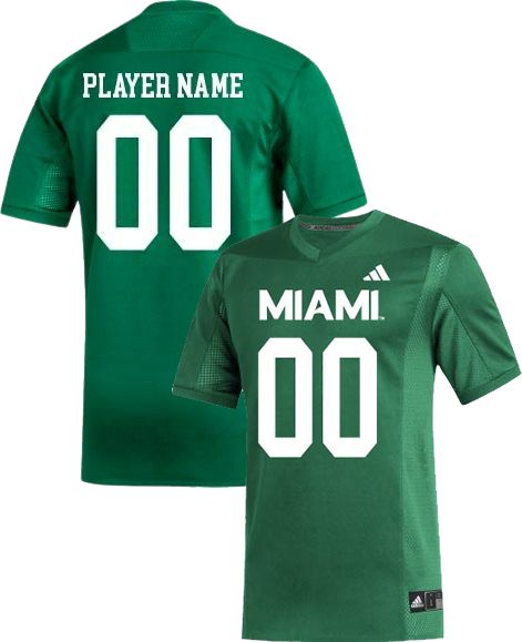 Miami Football adidas Player Name Replica Jersey