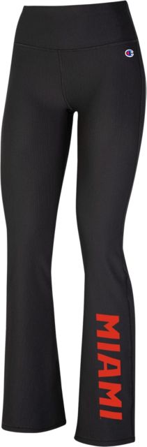 Miami Hurricanes Women's Ottoman Flare Pants