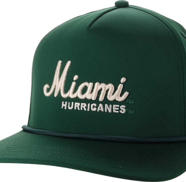 Miami Hurricanes Adjustable Rope Cap