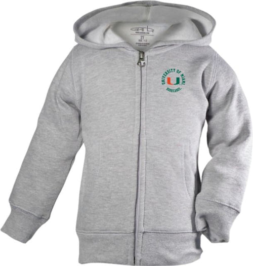 Miami Hurricanes Toddler Henry Full Zip Hooded Sweatshirt