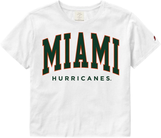Miami Hurricanes Women's Crop Short Sleeve T-Shirt