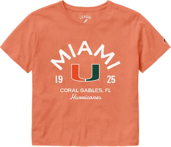 Miami Hurricanes Women's Clothesline Short Sleeve T-Shirt
