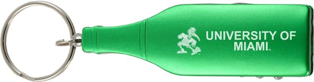 University of Miami Hurricanes Keychain Wine Bottle Opener
