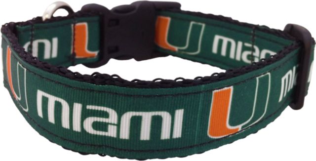 Miami Hurricanes Dog Collar