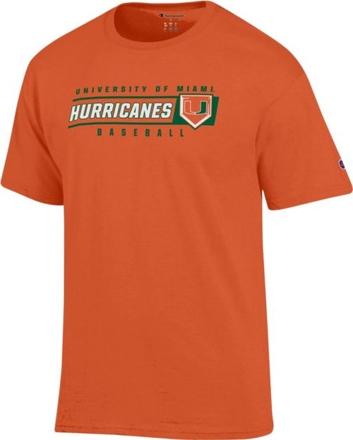 Miami Hurricanes Baseball Short Sleeve T-Shirt