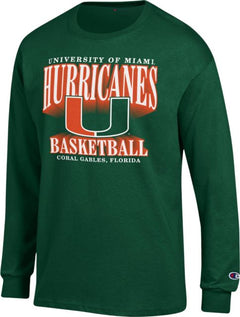 Miami Hurricanes Basketball Long Sleeve T-Shirt