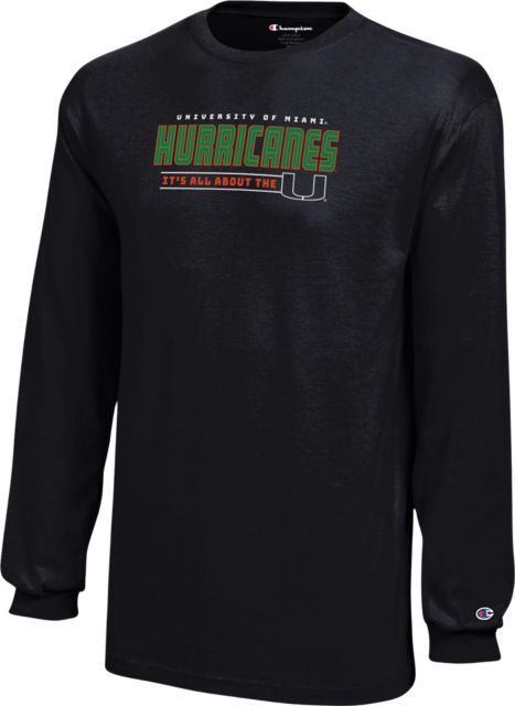 Miami Hurricanes Youth Long Sleeve T-Shirt
