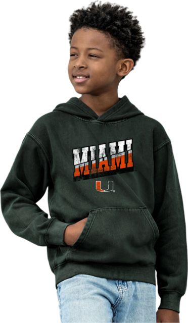 Miami Hurricanes Youth Hooded Sweatshirt