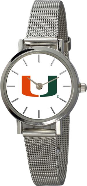 Miami Hurricanes 28 mm Stainless Steel Ladies Watch
