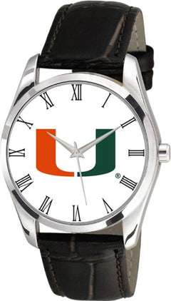 Miami Hurricanes 26mm Ladies Leather Watch