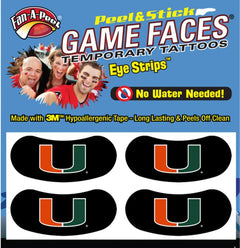 University of Miami Under Eye Strips 2 Pack