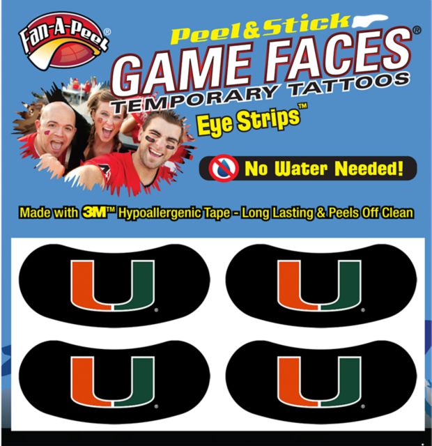University of Miami Under Eye Strips 2 Pack