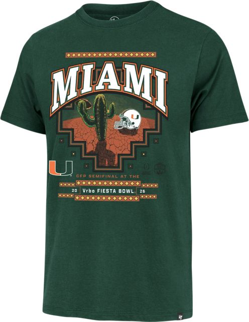 University of Miami Football 2026 Fiesta Bowl Short Sleeve T-Shirt