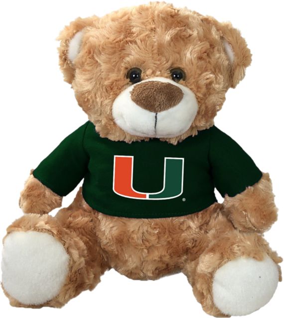 Miami Hurricanes 10 in. Plush Bear