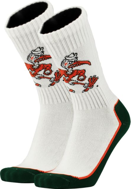 Miami Hurricanes Crew Socks