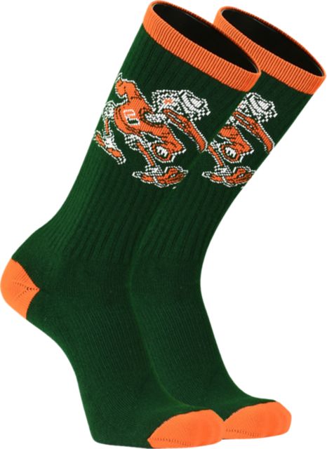 Miami Hurricanes Crew Socks