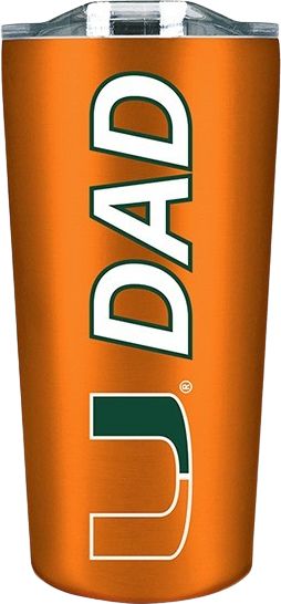 University of Miami Dad 18 oz. Soft Touch Tumbler