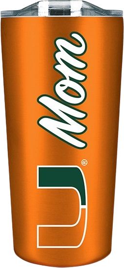 University of Miami Mom 18 oz. Soft Touch Tumbler