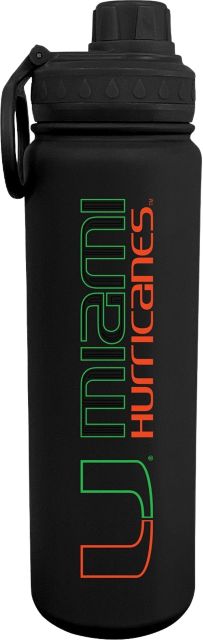 University of Miami 24 oz. Stainless Steel Bottle