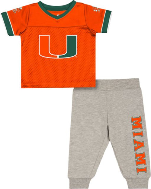 Miami Hurricanes Infant Set