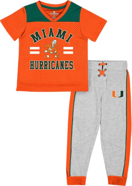 Miami Hurricanes Toddler Boy's Football Set