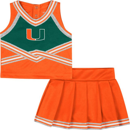 Miami Hurricanes Toddler Cheer Set