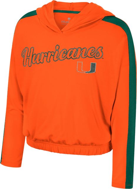 Miami Hurricanes Youth Girl's Hoodie