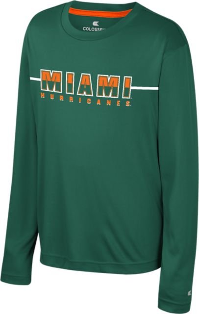 Miami Hurricanes Youth Boy's Long Sleeve T-Shirt