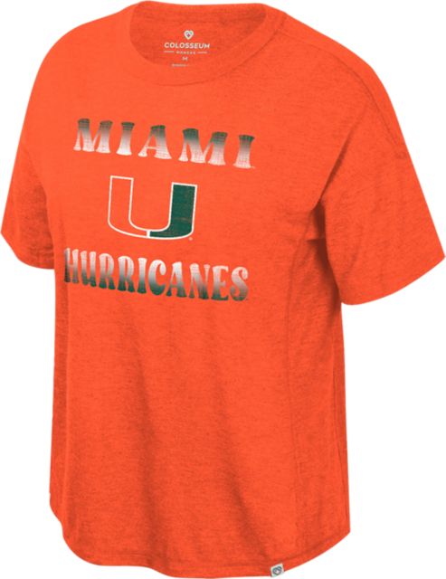 Miami Hurricanes Stereotypical Oversized Short Sleeve T-Shirt
