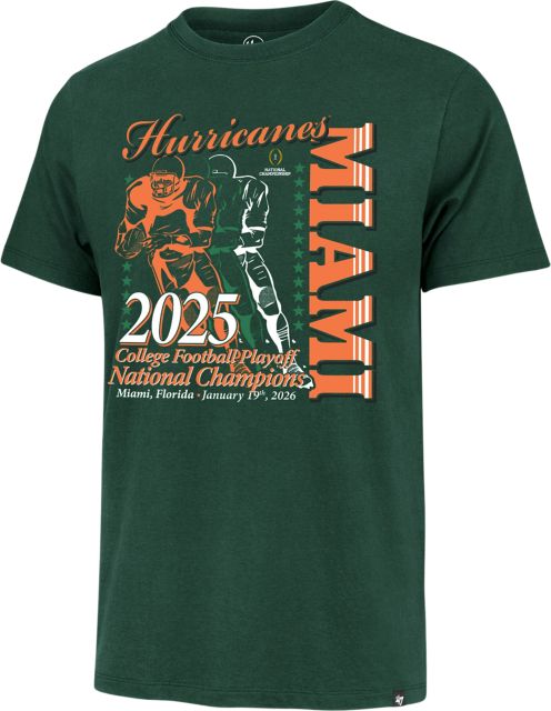 University of Miami Football 2025 National Champions Short Sleeve T-Shirt
