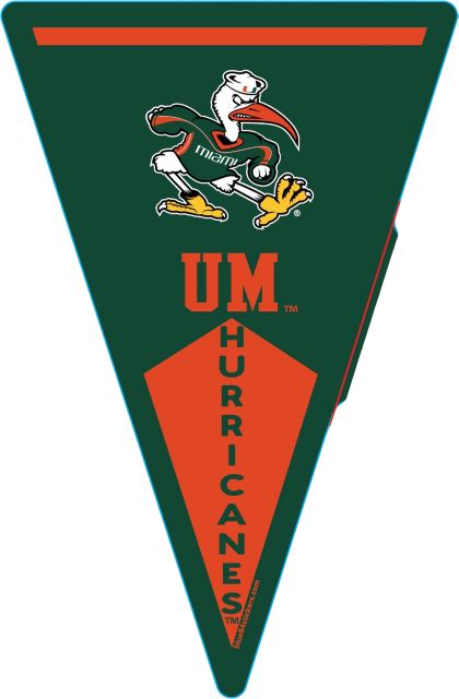 University of Miami Full-Size Sticker
