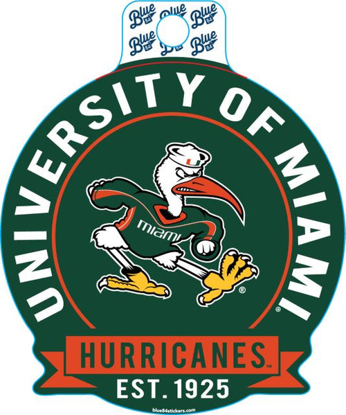 University of Miami Full-Size Sticker