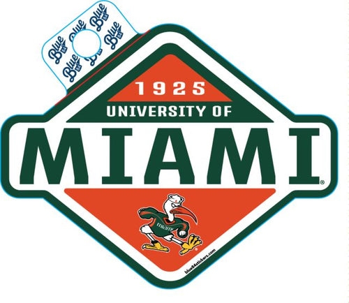 University of Miami Full-Size Sticker