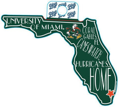 University of Miami Full-Size Sticker