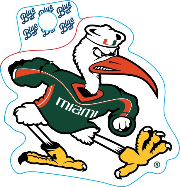 University of Miami Full-Size Sticker