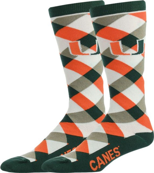 University of Miami Dress Socks