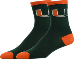 University of Miami Youth Crew Socks
