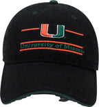 Miami Hurricanes Split Bar Cap